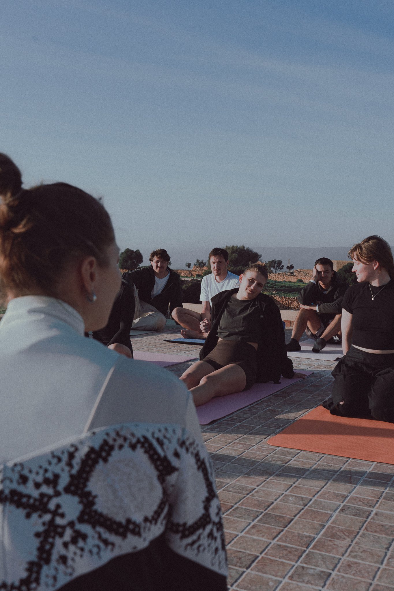 Yoga session at AZA